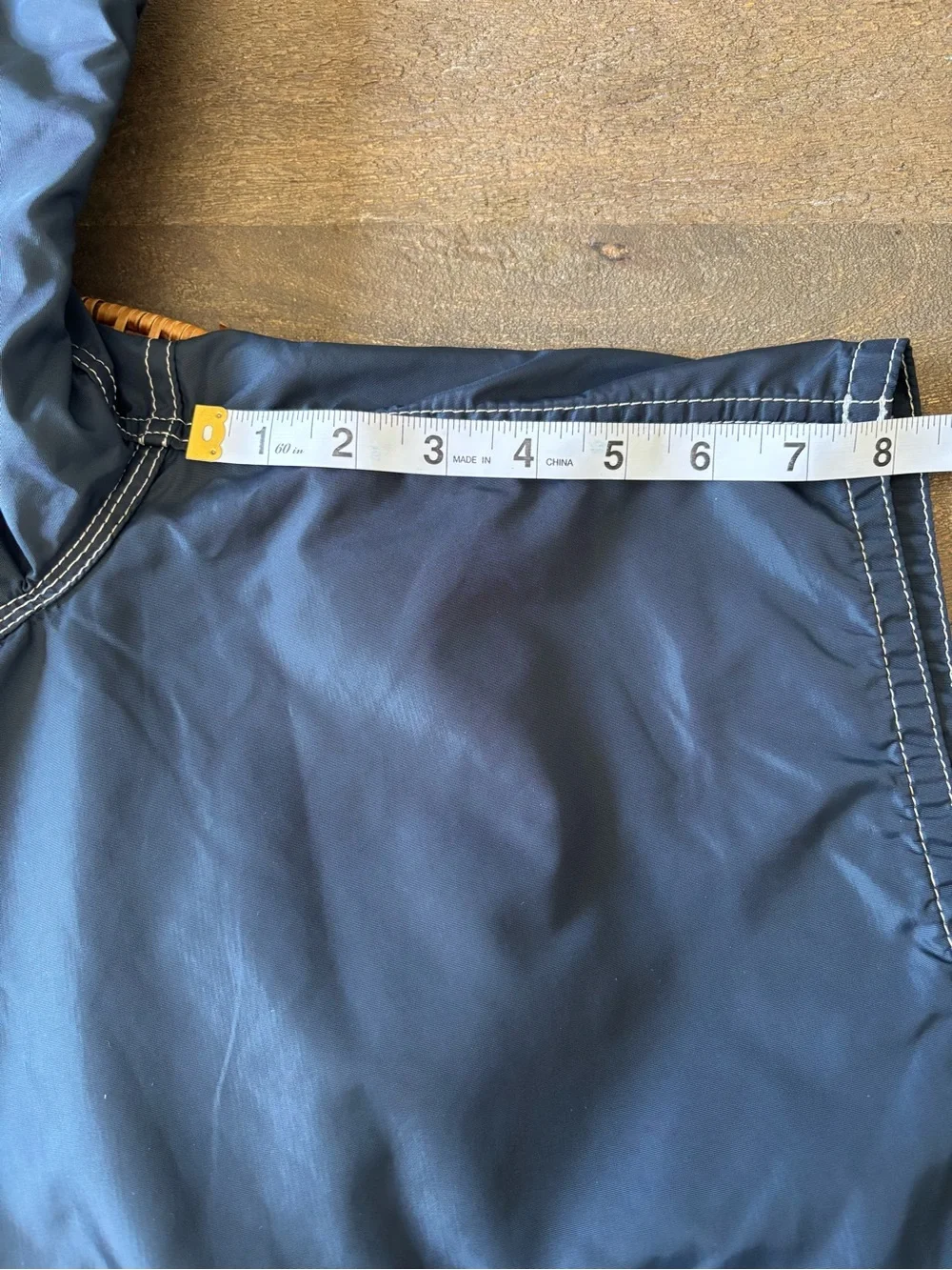 Birdwell Beach Britches Navy Swim Trunks Size 33